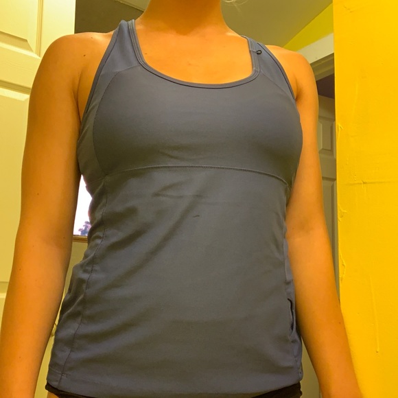 Blue Sporty Tank Top - Picture 2 of 2